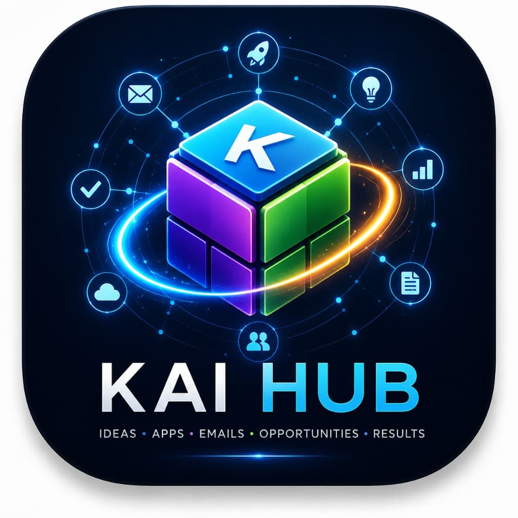 KAI HUB — Ideas, Apps, Emails, Opportunities, Results
